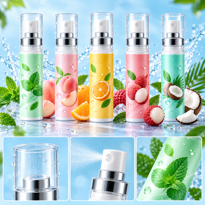 Multi-Flavor Oral Freshness Spray Collection